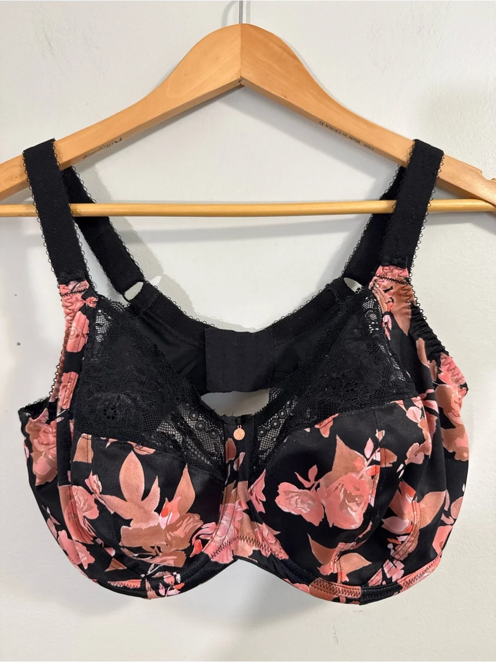 Elomi Morgan Stretch Lace Banded Underwire Bra 4110 Watercolor & Sunset Meadow